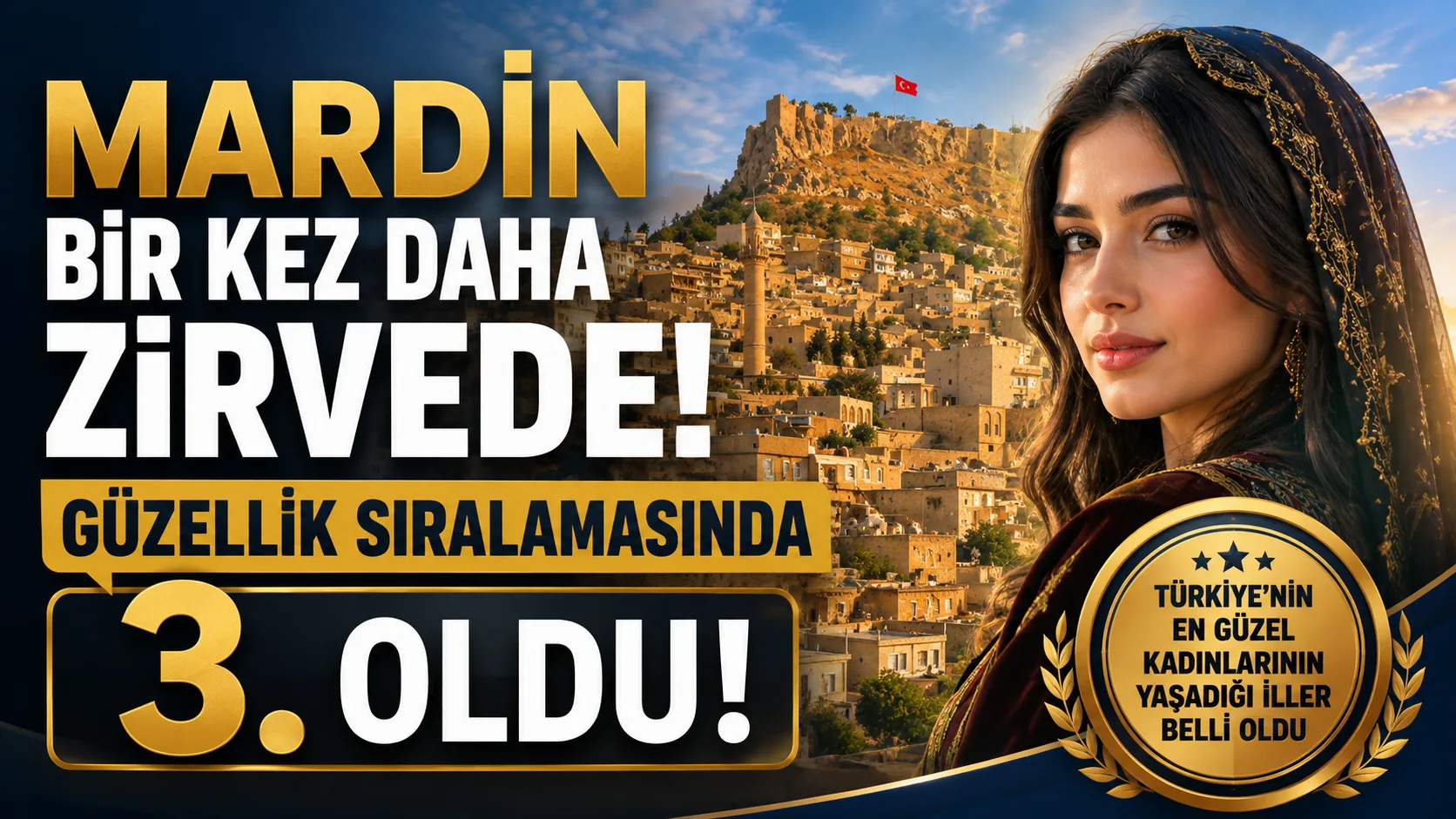 Mardin Bir Kez Daha Zirvede: Güzellik Sıralamasında 3'üncü Oldu