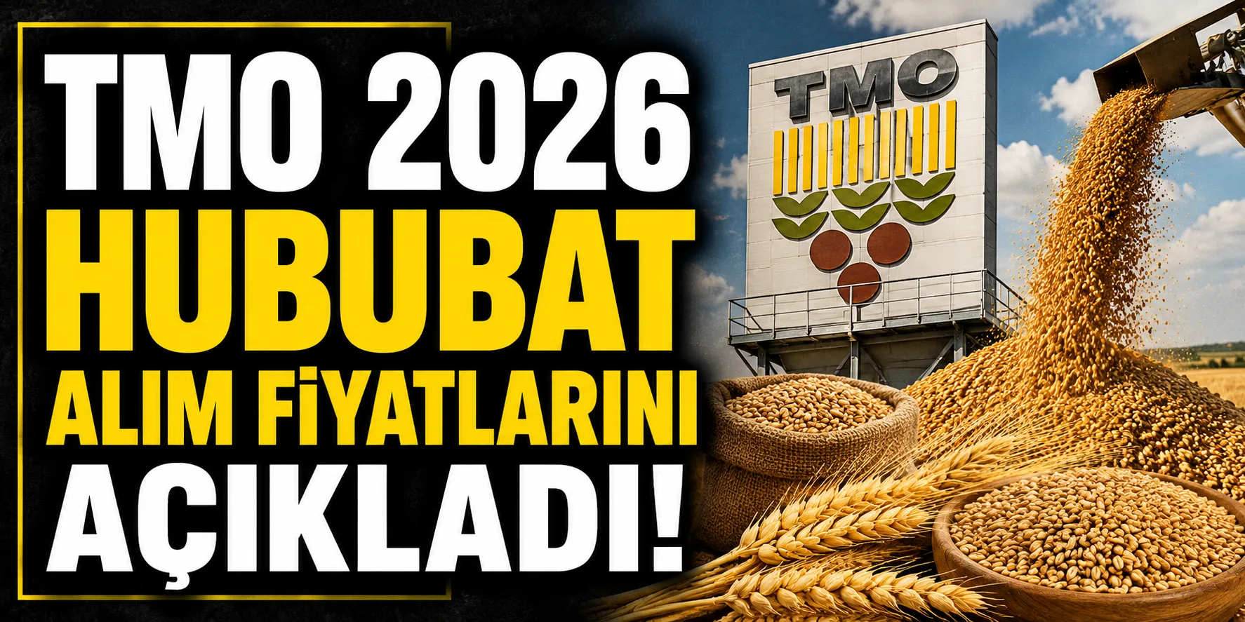 TMO 2026 Hububat Alım Fiyatlarını Açıkladı!