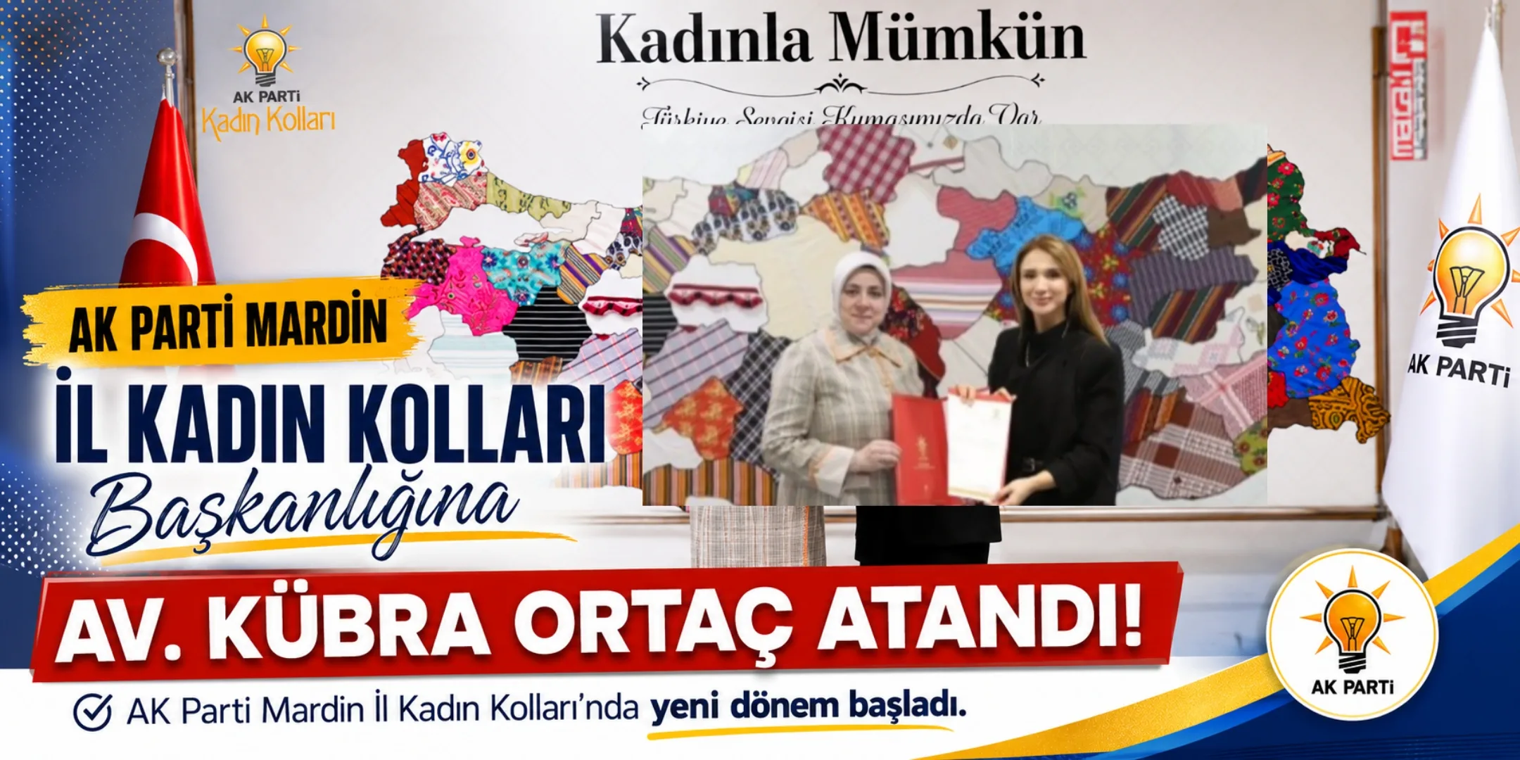 AK Parti İl Başkanlığına Yeni Atama
