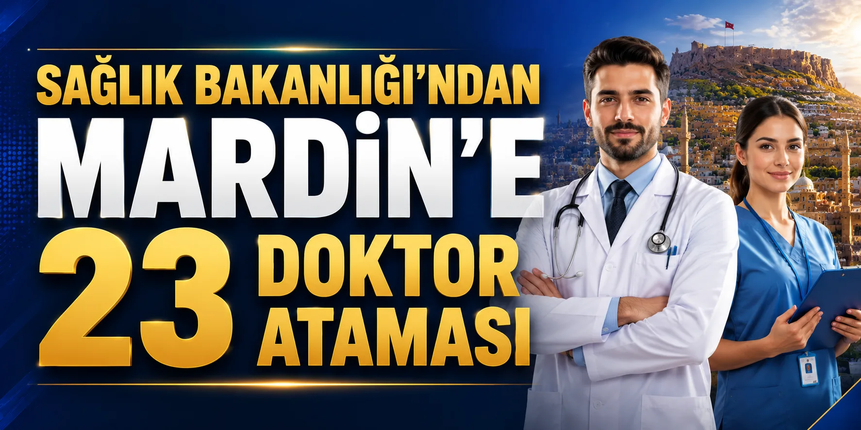 Sağlık Bakanlığı'ndan Mardin'e 23 Doktor Ataması
