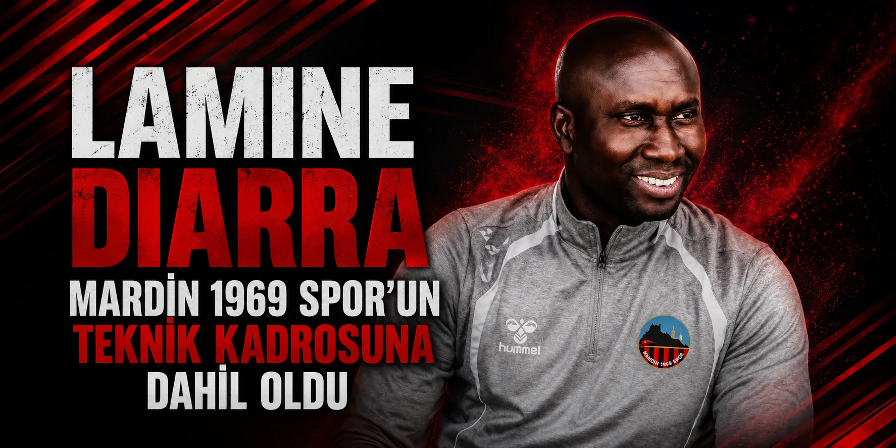 Lamine Diarra, Mardin 1969 Spor'un Teknik Kadrosuna Dahil Oldu
