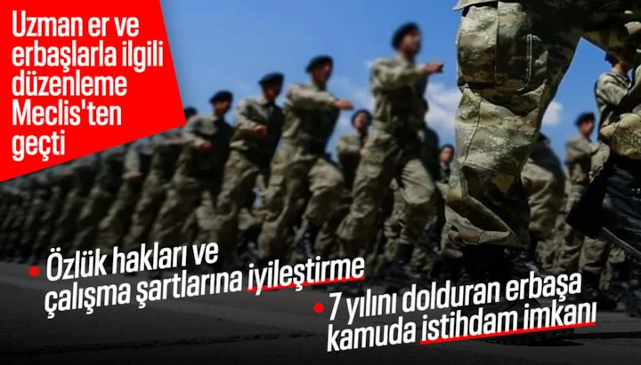 TSK ile ilgili düzenlemeleri içeren kanun teklifi Meclis'ten geçti